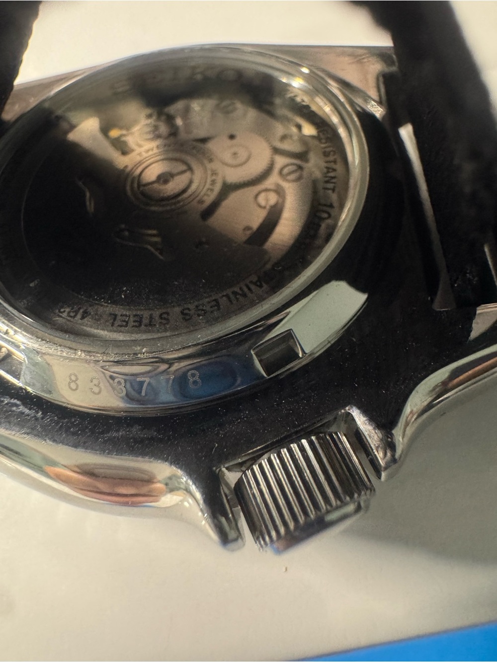 #140 Seiko Black Automatic Diver Watch - Picture 4 of 7